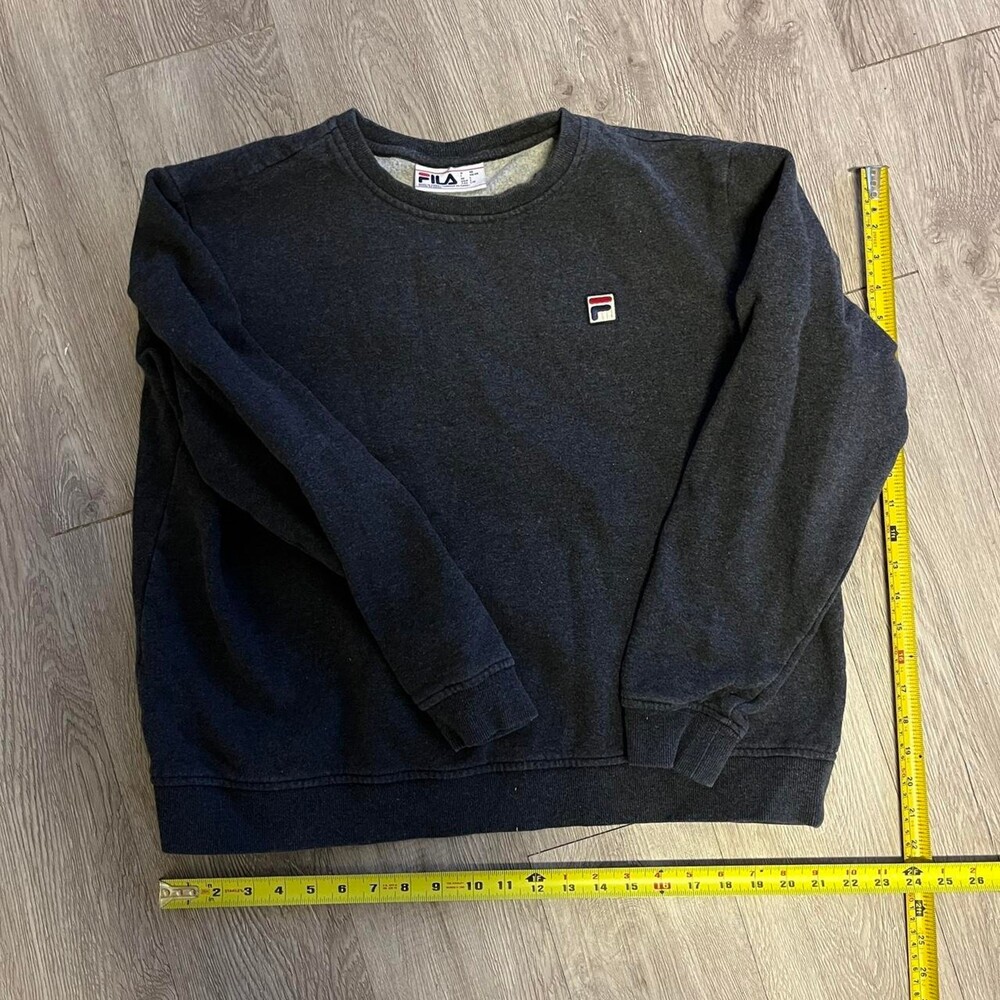 Fila black crewneck sweatshirt size L